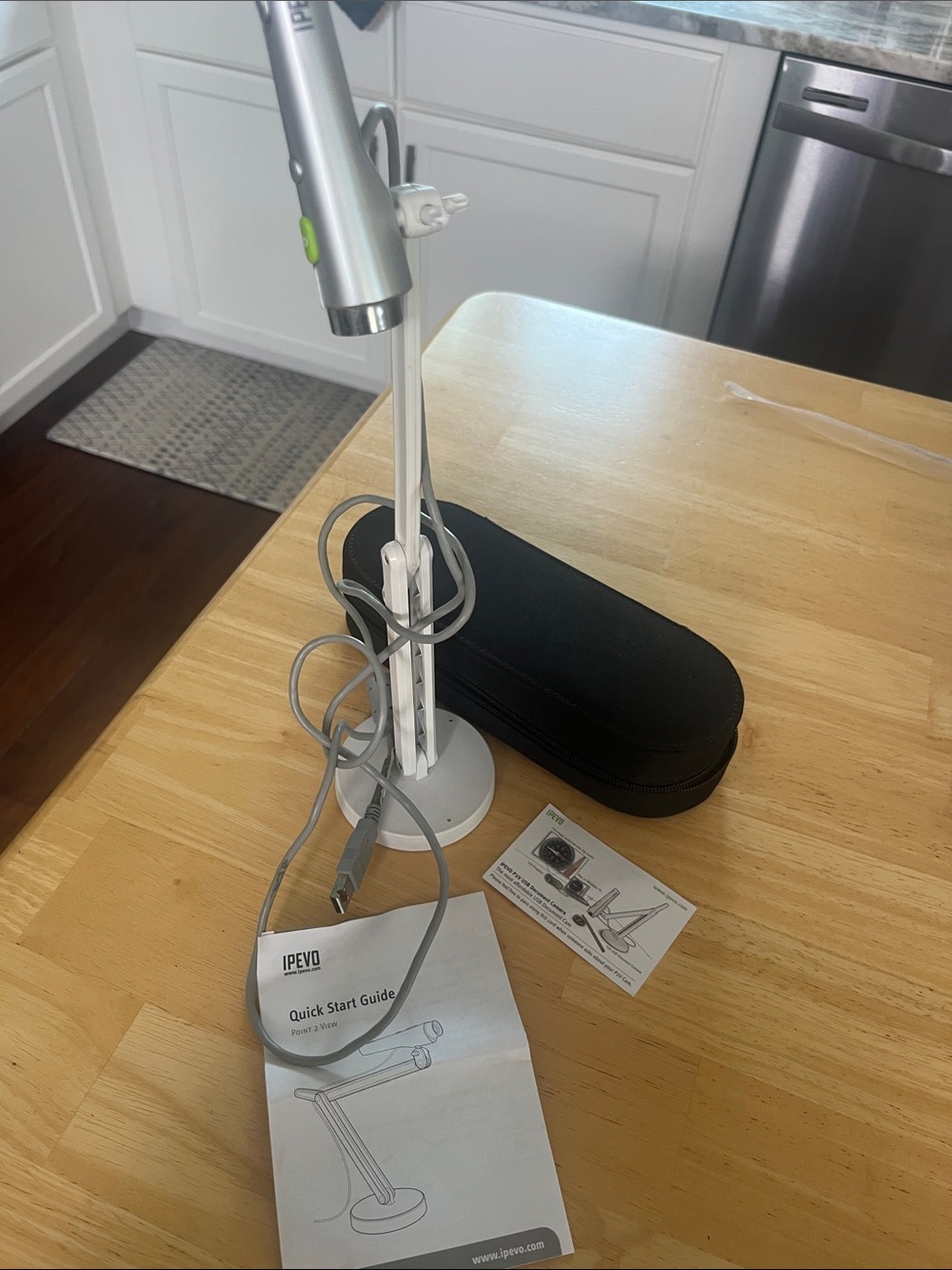 IPEVO Flexible Document Camera - Silver & Black